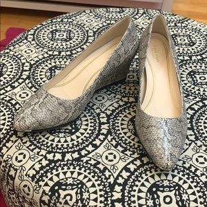 Snakeskin Cole Haan Grand Ambition Wedge size 10